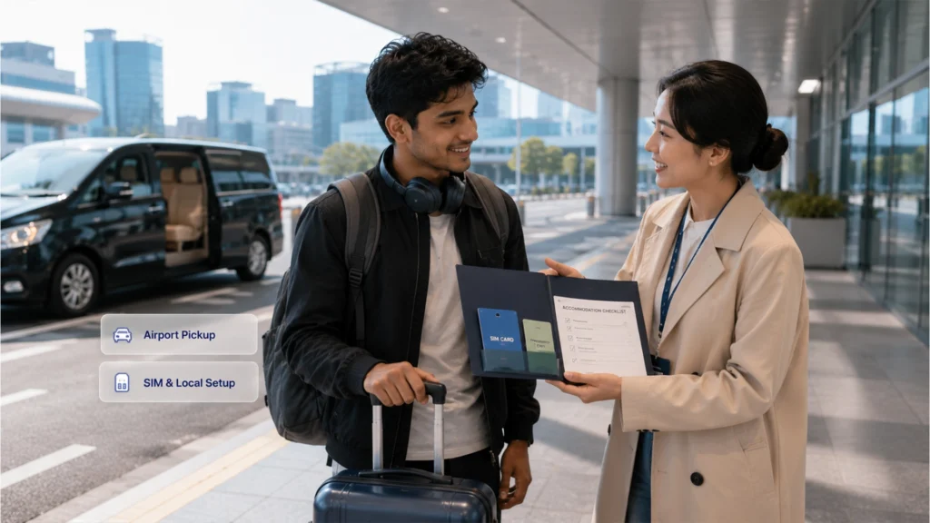 Post-arrival and settlement services