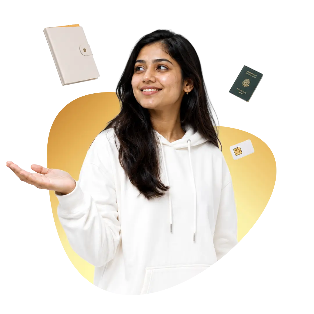 UniPass team supporting a student